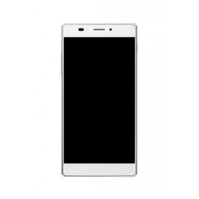 Lcd Frame Middle Chassis For Pantech Vega Iron White By - Maxbhi Com