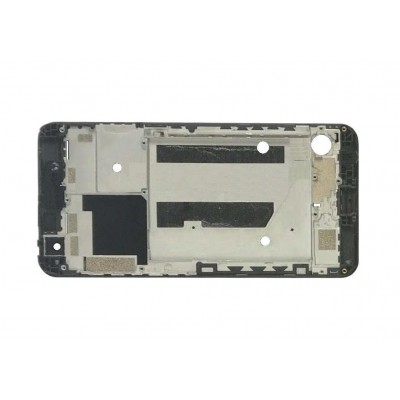 Lcd Frame Middle Chassis For Zte Blade V8 Mini Black By - Maxbhi Com