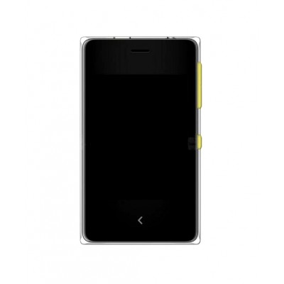 Lcd Frame Middle Chassis For Nokia Asha 500 Rm934 Yellow By - Maxbhi Com