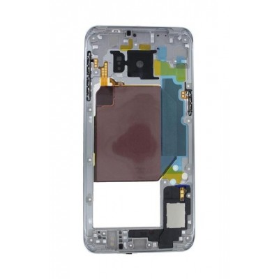 Lcd Frame Middle Chassis For Samsung Galaxy S6 Edge Plus Usa White By - Maxbhi Com
