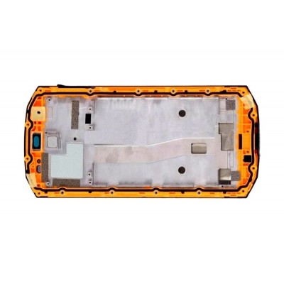 Lcd Frame Middle Chassis For Doogee S70 Orange By - Maxbhi Com