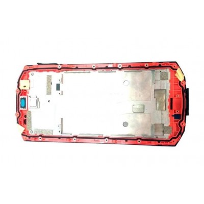 Lcd Frame Middle Chassis For Doogee S70 Red By - Maxbhi Com