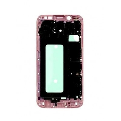 Lcd Frame Middle Chassis For Samsung Galaxy J5 2017 White By - Maxbhi Com