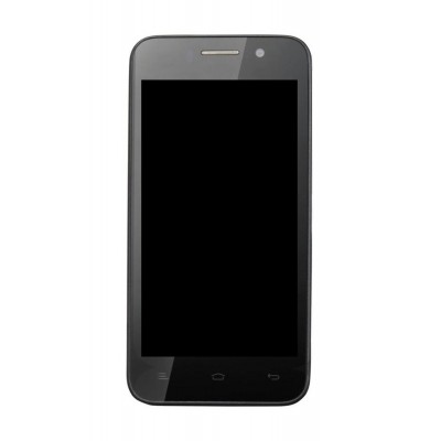 Lcd Frame Middle Chassis For Xolo Q800 Black By - Maxbhi Com