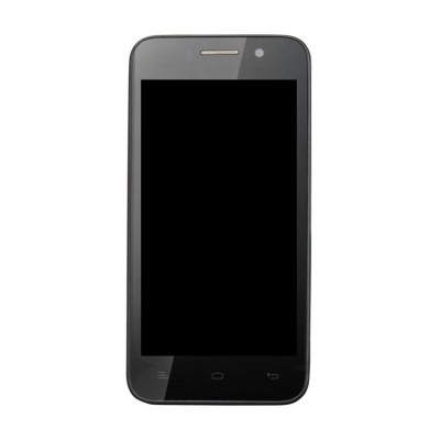 Lcd Frame Middle Chassis For Xolo Q800 Black By - Maxbhi Com