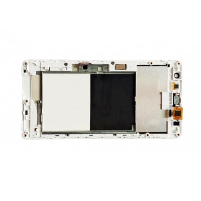 Lcd Frame Middle Chassis For Zopo Color F5 White By - Maxbhi Com