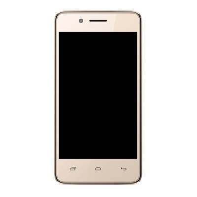 Lcd Frame Middle Chassis For Micromax Bharat 2 Plus Black By - Maxbhi Com