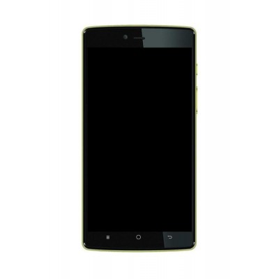 Lcd Frame Middle Chassis For Videocon Cube 3 Black Gold By - Maxbhi Com