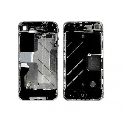 Lcd Frame Middle Chassis For Apple Iphone 4 16gb Black By - Maxbhi Com