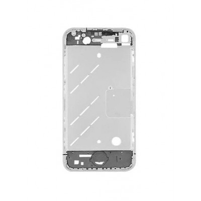 Lcd Frame Middle Chassis For Apple Iphone 4 16gb White By - Maxbhi Com