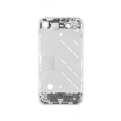 Lcd Frame Middle Chassis For Apple Iphone 4 16gb White By - Maxbhi Com