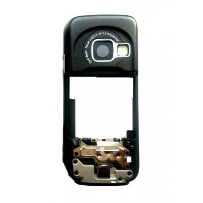 Lcd Frame Middle Chassis For Nokia N73 Musicedition Silver By - Maxbhi Com
