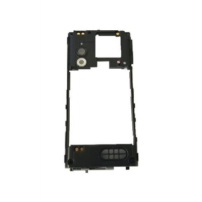 Lcd Frame Middle Chassis For Sony Ericsson W705 Black By - Maxbhi Com