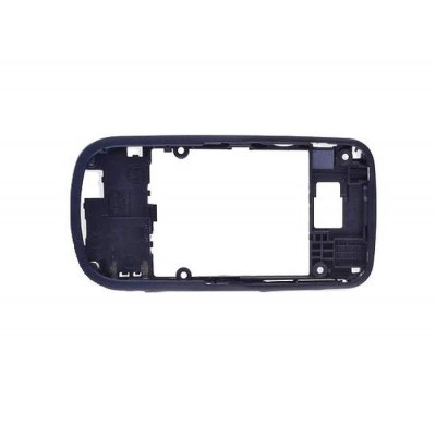 Lcd Frame Middle Chassis For Nokia 3600 Slide Black By - Maxbhi Com