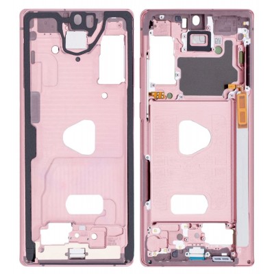 Lcd Frame Middle Chassis For Samsung Galaxy Note 20 5g Bronze By - Maxbhi Com