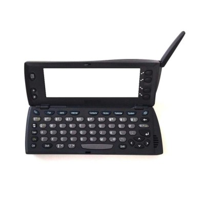 Lcd Frame Middle Chassis For Nokia 9110i Communicator Black By - Maxbhi Com