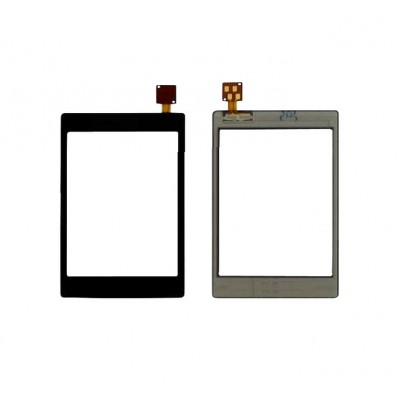 Touch Screen Digitizer For Lg Cookie Lite T300 Black By - Maxbhi Com