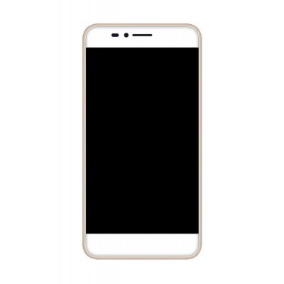 Lcd Frame Middle Chassis For Intex Aqua S7 Black By - Maxbhi Com