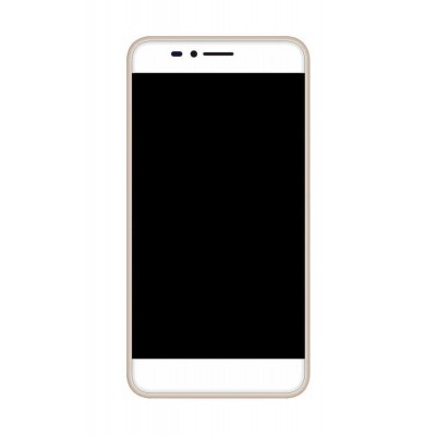 Lcd Frame Middle Chassis For Intex Aqua S7 Rose Gold By - Maxbhi Com