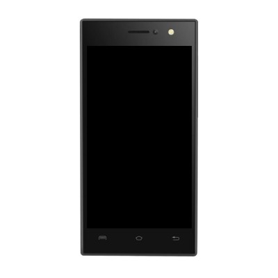 Lcd Frame Middle Chassis For Lava A76 Plus Black By - Maxbhi Com