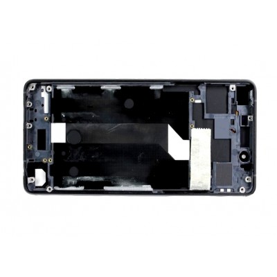 Lcd Frame Middle Chassis For Wiko Highway 4g Black By - Maxbhi Com
