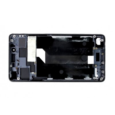 Lcd Frame Middle Chassis For Wiko Highway 4g Black By - Maxbhi Com