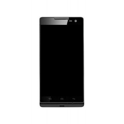 Lcd Frame Middle Chassis For Xolo Q1100 Black By - Maxbhi Com