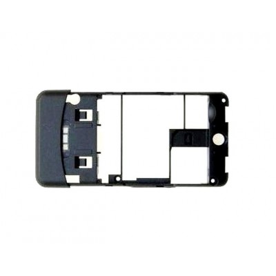 Lcd Frame Middle Chassis For Sony Ericsson W205 Black By - Maxbhi Com