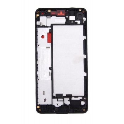 Lcd Frame Middle Chassis For Microsoft Lumia 650 Dual Sim Black By - Maxbhi Com