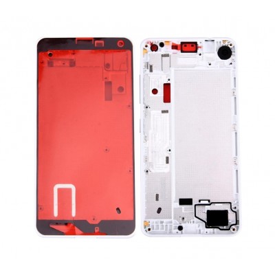 Lcd Frame Middle Chassis For Microsoft Lumia 650 Dual Sim White By - Maxbhi Com