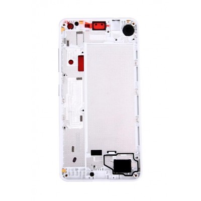 Lcd Frame Middle Chassis For Microsoft Lumia 650 Dual Sim White By - Maxbhi Com