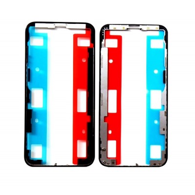 Lcd Frame Middle Chassis For Apple Iphone Xc Black By - Maxbhi Com