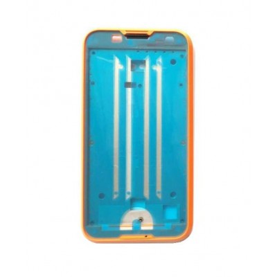 Lcd Frame Middle Chassis For Blackview Bv5000 Orange By - Maxbhi Com