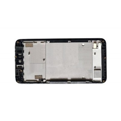 Lcd Frame Middle Chassis For Blu R2 Plus Black By - Maxbhi Com