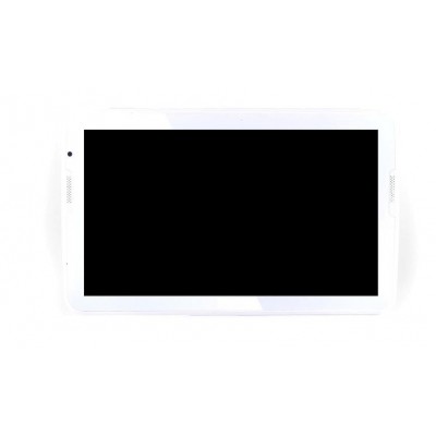 Lcd Frame Middle Chassis For Fusion5 106 White By - Maxbhi Com