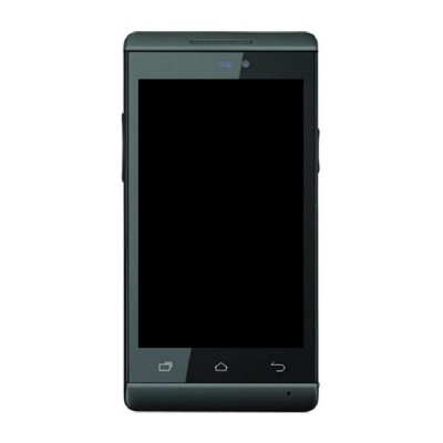 Lcd Frame Middle Chassis For Xolo A500s Black By - Maxbhi Com