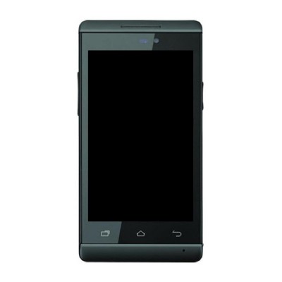 Lcd Frame Middle Chassis For Xolo A500s Black By - Maxbhi Com