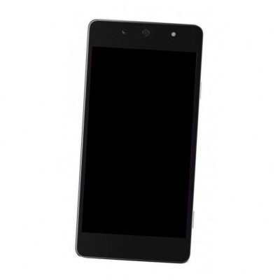Lcd Frame Middle Chassis For Blu Vivo Selfie Black By - Maxbhi Com