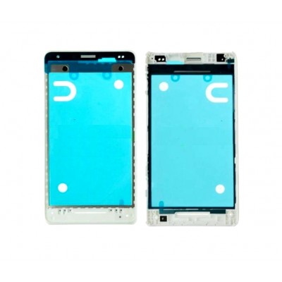 Lcd Frame Middle Chassis For Sony Ericsson Xperia E1 D2005 White By - Maxbhi Com