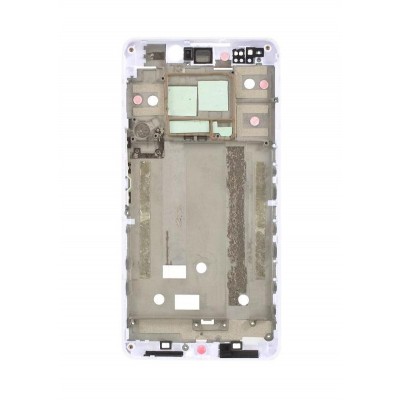 Lcd Frame Middle Chassis For Bq Aquaris M5 5 White By - Maxbhi Com