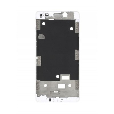 Lcd Frame Middle Chassis For Bq Aquaris M5 5 White By - Maxbhi Com