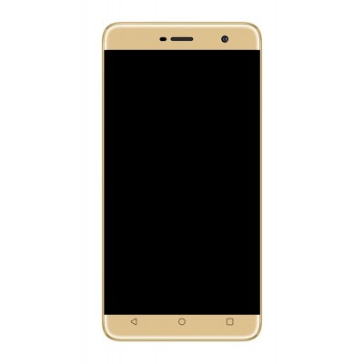 Lcd Frame Middle Chassis For Celkon Diamond Mega 4g 2gb Ram White By - Maxbhi Com