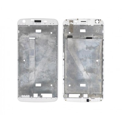 Lcd Frame Middle Chassis For Doogee T6 Pro White By - Maxbhi Com
