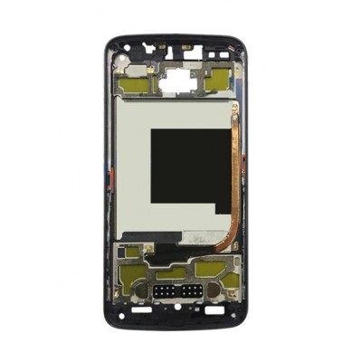 Lcd Frame Middle Chassis For Moto Z 32gb Black By - Maxbhi Com