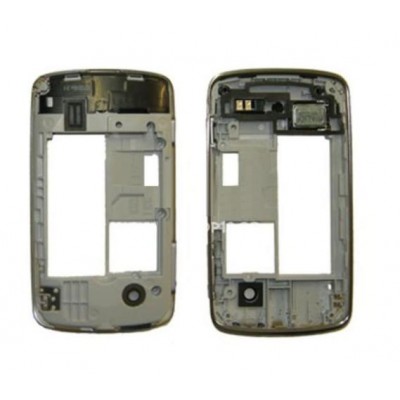 Lcd Frame Middle Chassis For Sony Ericsson Ck15i Black By - Maxbhi Com