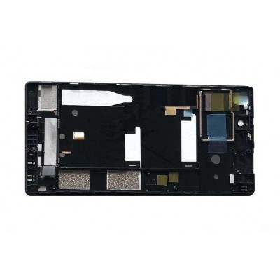Lcd Frame Middle Chassis For Lenovo Vibe X2 Pro Black By - Maxbhi Com