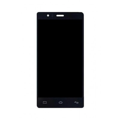 Lcd Frame Middle Chassis For Bq E3 Black By - Maxbhi Com