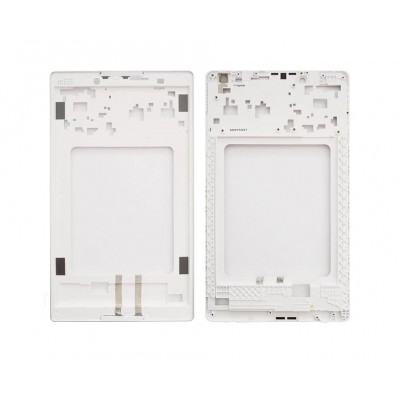 Lcd Frame Middle Chassis For Lenovo Tab 2 A8 Lte 8gb White By - Maxbhi Com