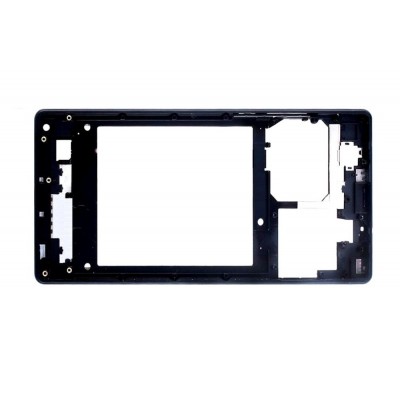 Lcd Frame Middle Chassis For Vernee Mix 2 Black By - Maxbhi Com