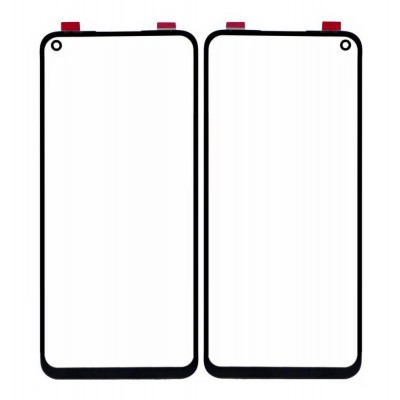 Replacement Front Glass For Infinix Note 7 Black By - Maxbhi Com